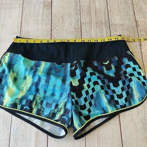 ASICS Everysport Geometric Athletic Running Shorts with Brief L - Picture 8 of 14